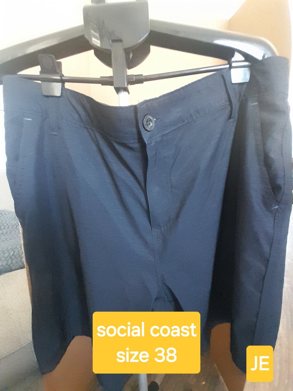 MEN'S SHORTS SIZE 38 BLUE, BLACK, GRAY